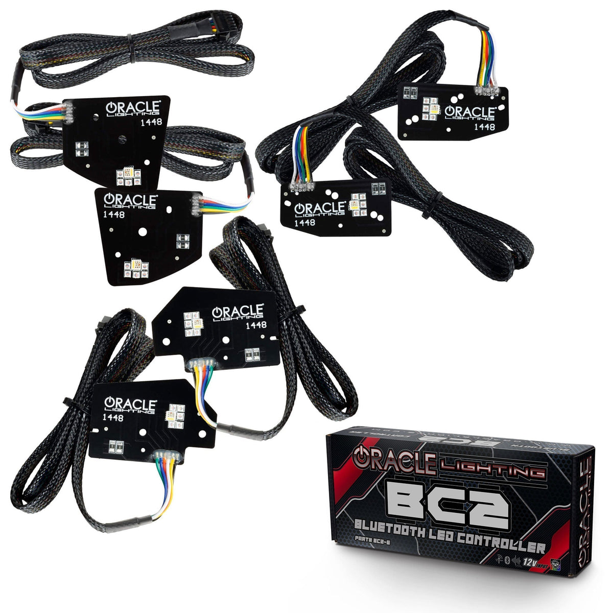 2019-2024 RAM 1500 ORACLE Lighting RGBW+A Headlight DRL Upgrade Kit - LED Projector Headlights