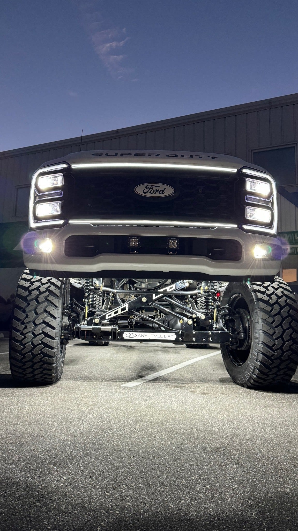 2023-2026 Ford Super Duty “Ghost” LED Grille Light Kit – F-250/F-350/F-450/F-550, IP67, Plug-and-Play Ready