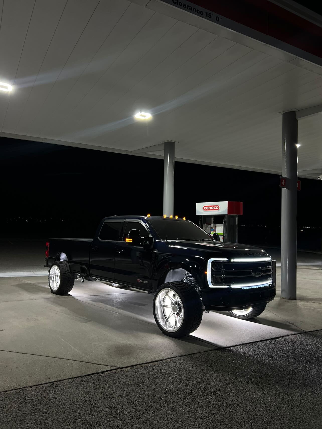2023-2026 Ford Super Duty “Ghost” LED Grille Light Kit – F-250/F-350/F-450/F-550, IP67, Plug-and-Play Ready