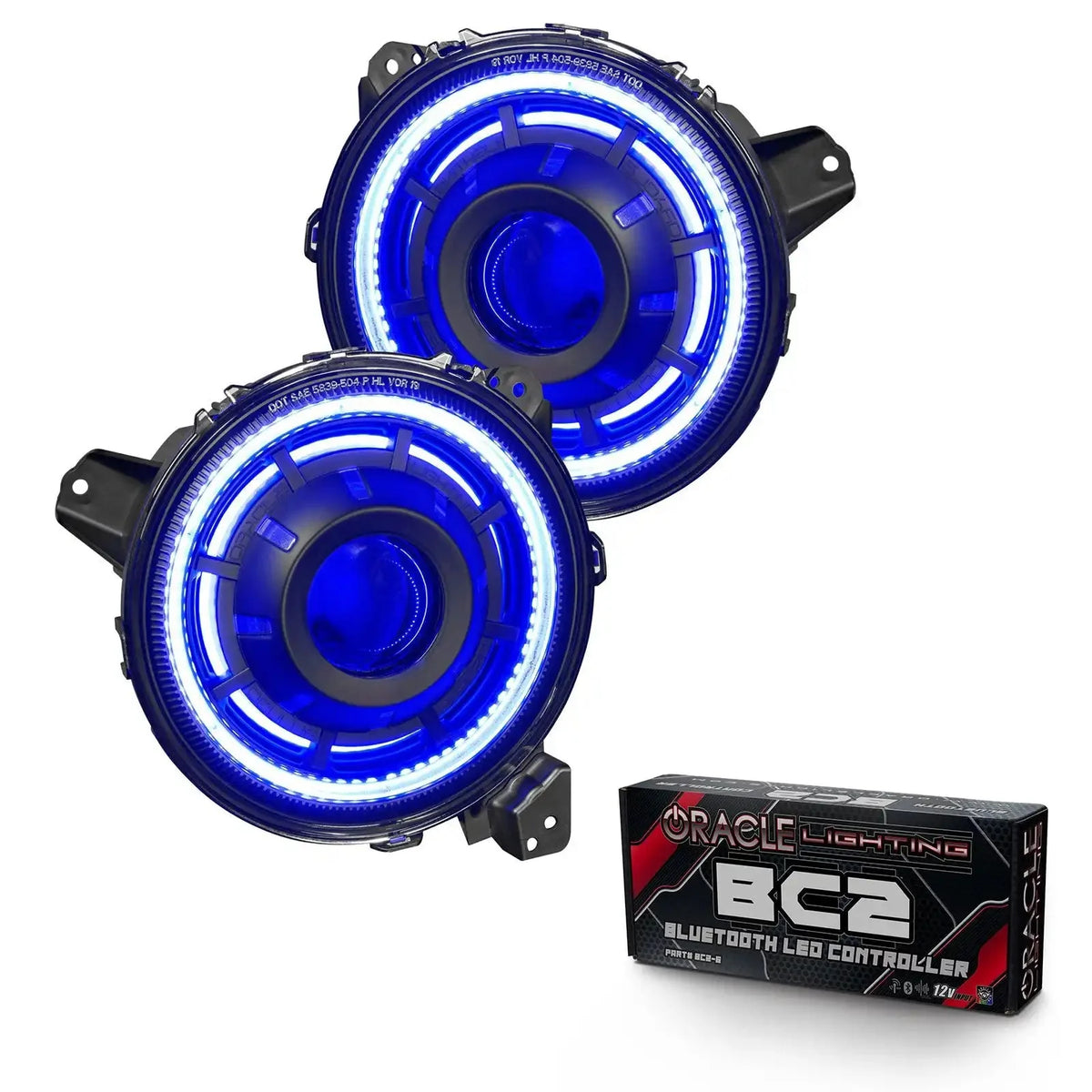 2018-2025 Jeep Wrangler JL & 2020-2025 Gladiator JT ORACLE Lighting Oculus™ ColorSHIFT Bi-LED Projector Headlights