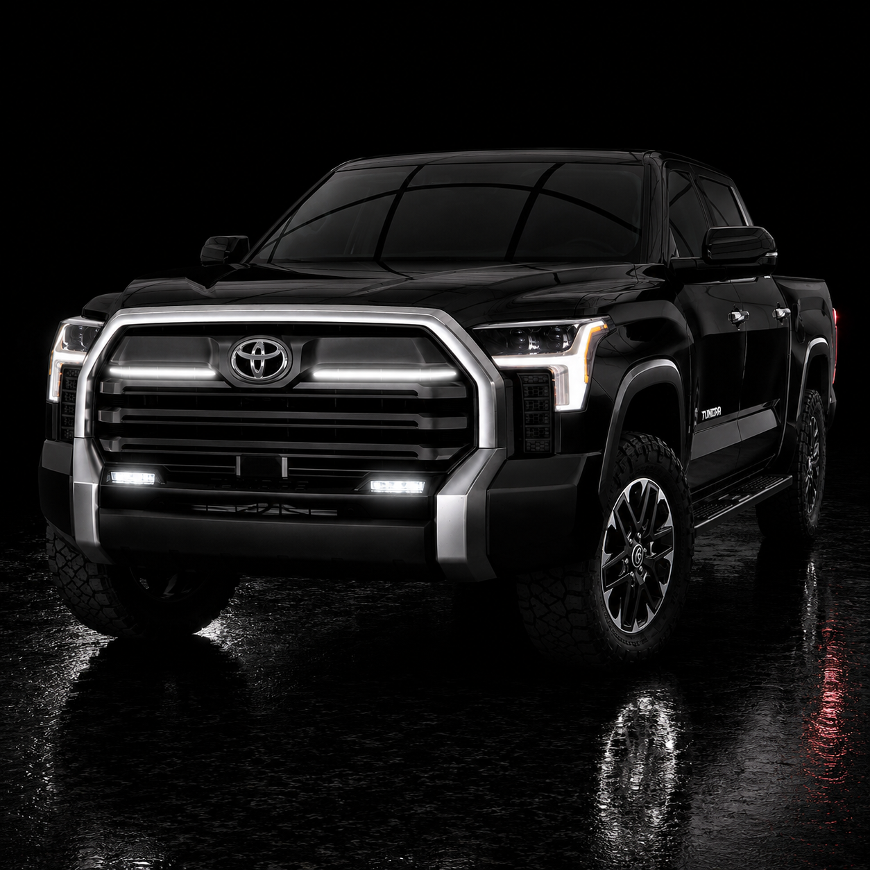 2022-2024 Toyota Tundra LED Grille Light Kit – SR, SR5 & Limited, White DRL Strip, IP67