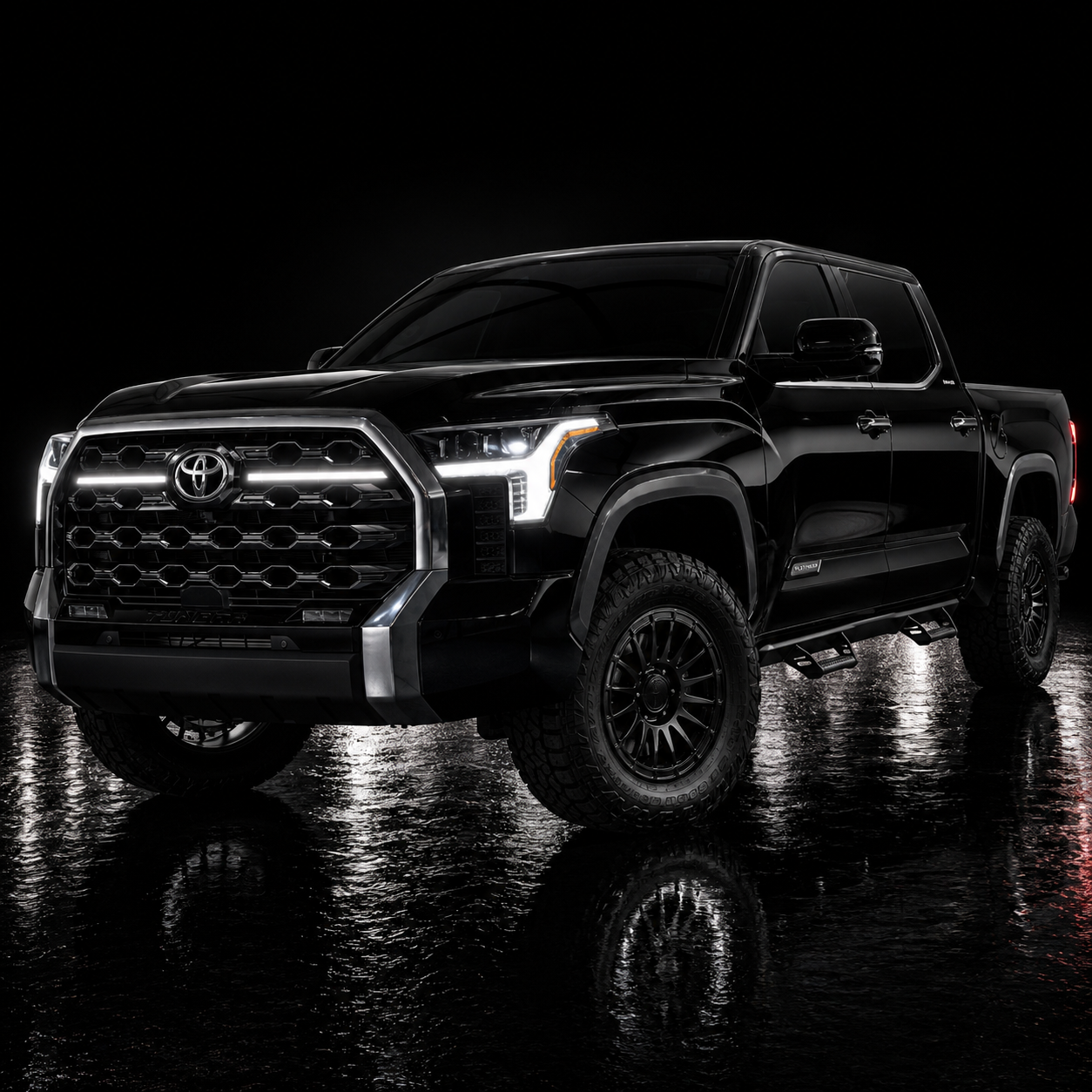 2022-2024 Toyota Tundra LED Grille Light Kit – Platinum & 1794, IP67, White DRL Strip