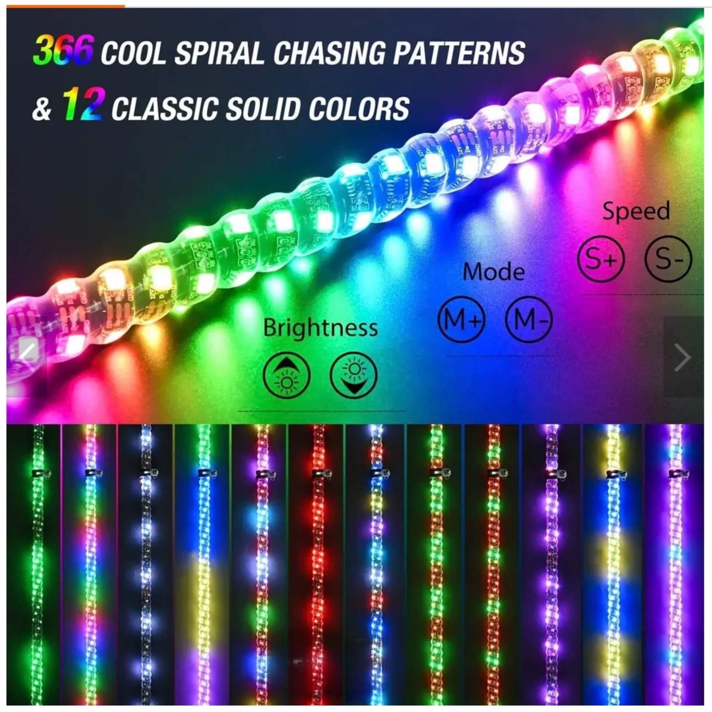 LED Whip Lights | Sick Diesel