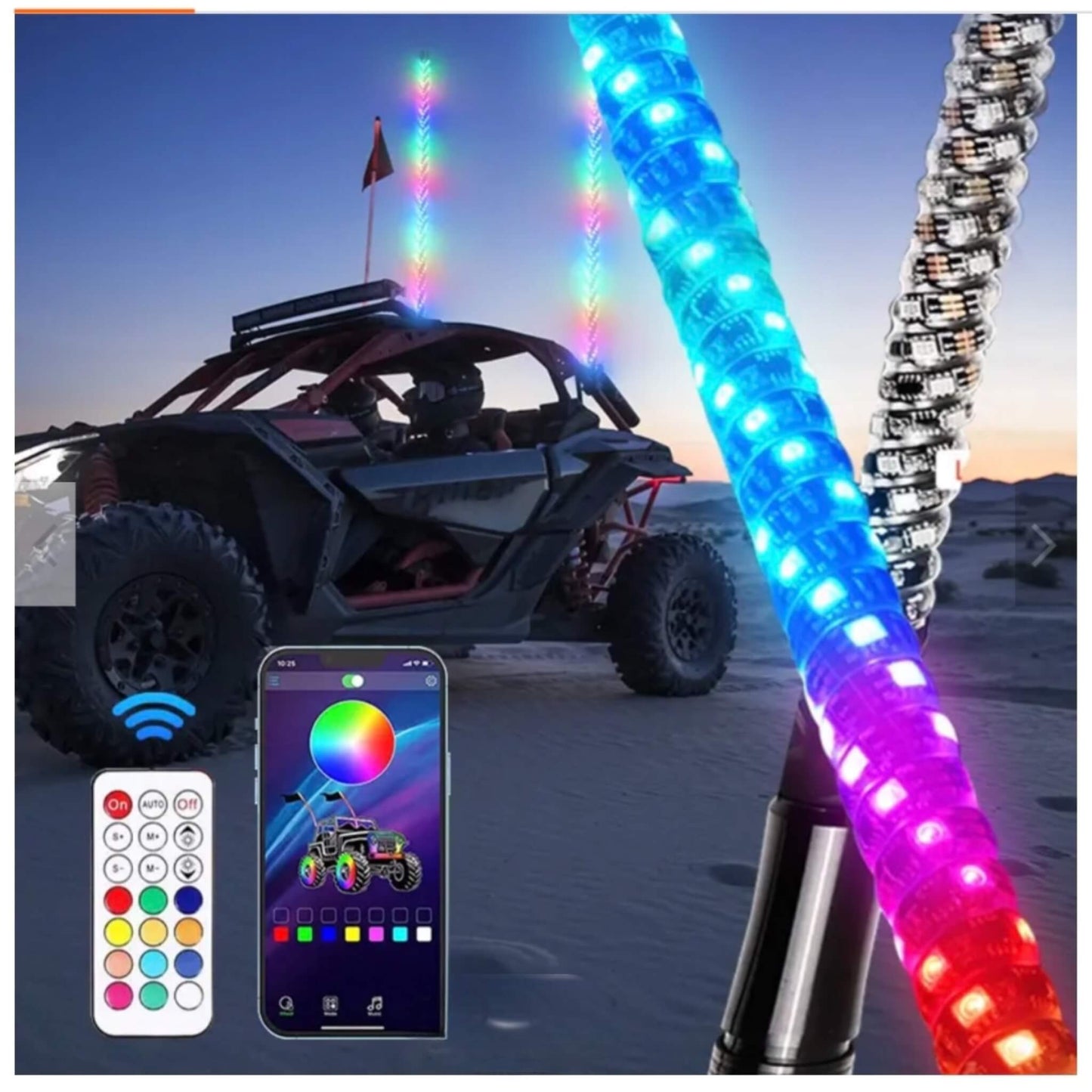 LED Whip Lights | Sick Diesel
