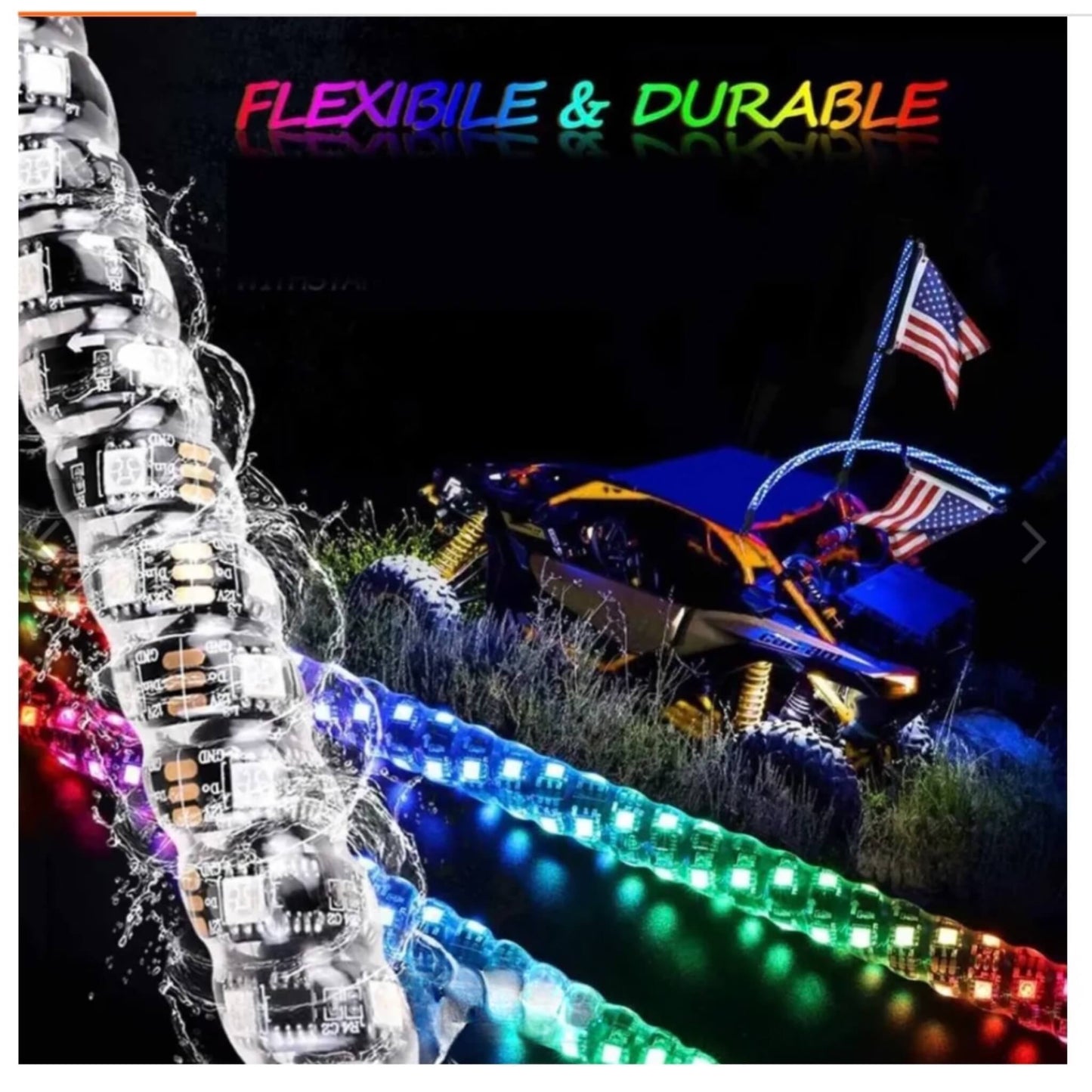 LED Whip Lights | Sick Diesel