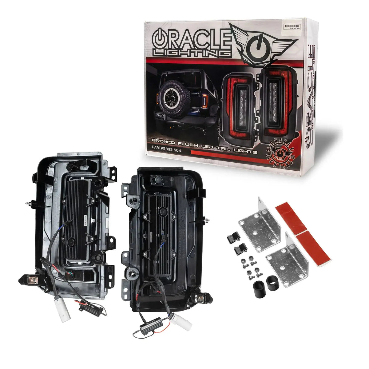 2021-2025 Ford Bronco ORACLE V2 Flush Mount LED Tail Lights - 1,400 Lumens