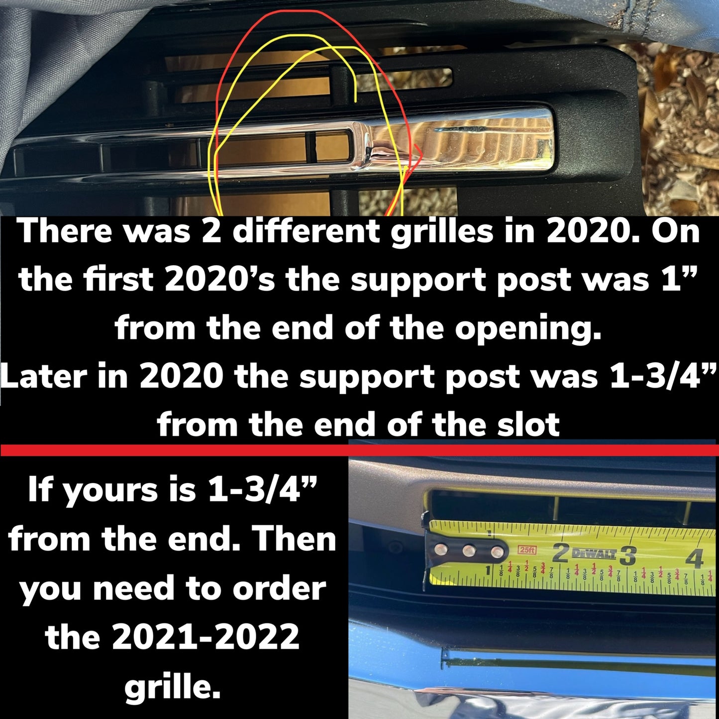 2020 Ford F-250/F-350/F-450/F-550 LED Grille Light Kit – KR/XLT/STX/Platinum, IP67, Black or Silver