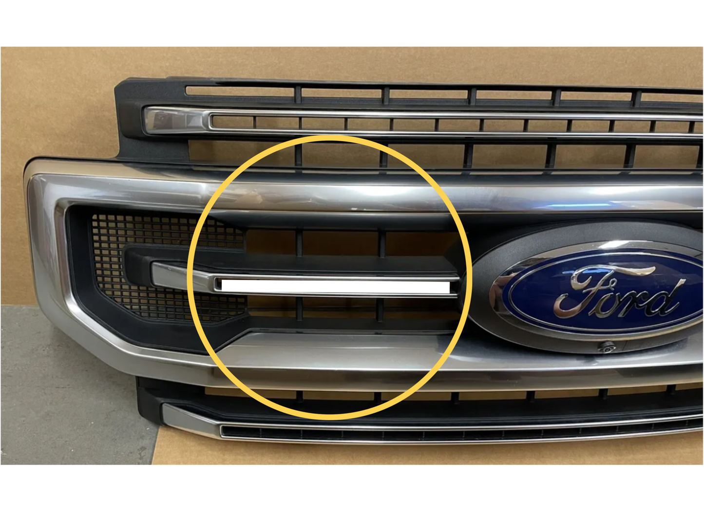 2020-2022 Ford F-250/F-350/F-450/F-550 Center LED Grille Light Kit – Set of 2 Bars, IP67, Plug-and-Play Ready