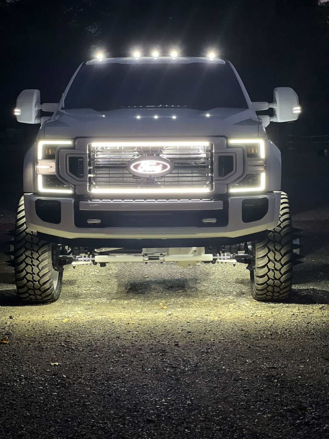 2020-2022 Ford F-350/F-450/F-550 LED Grille Light Kit – High Flow & Limited, IP67, Plug-and-Play Ready