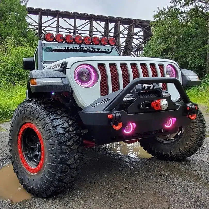2018-2025 Jeep Wrangler JL & 2020-2025 Gladiator JT ORACLE Lighting Oculus™ ColorSHIFT Bi-LED Projector Headlights
