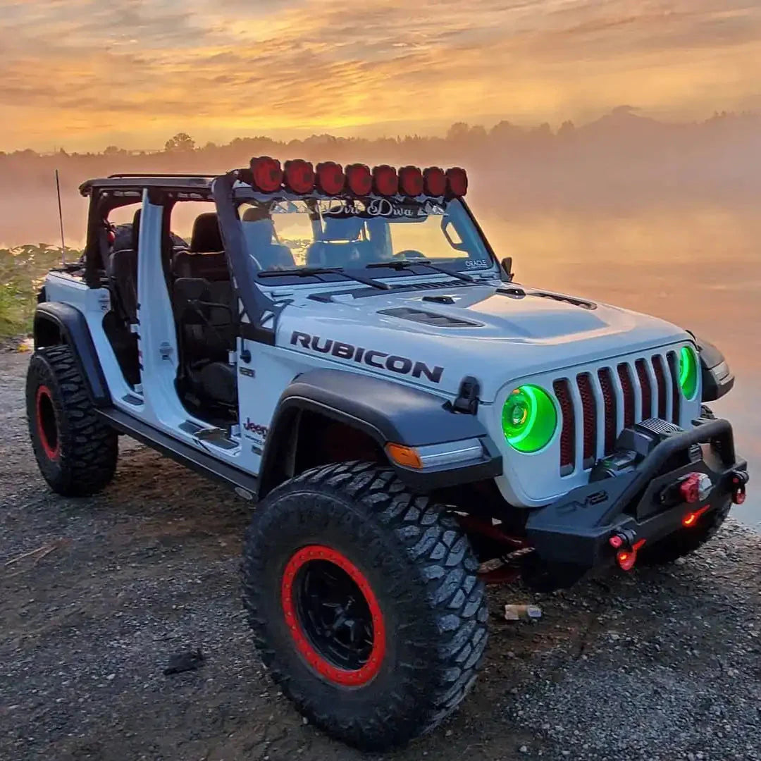 2018-2025 Jeep Wrangler JL & 2020-2025 Gladiator JT ORACLE Lighting Oculus™ ColorSHIFT Bi-LED Projector Headlights