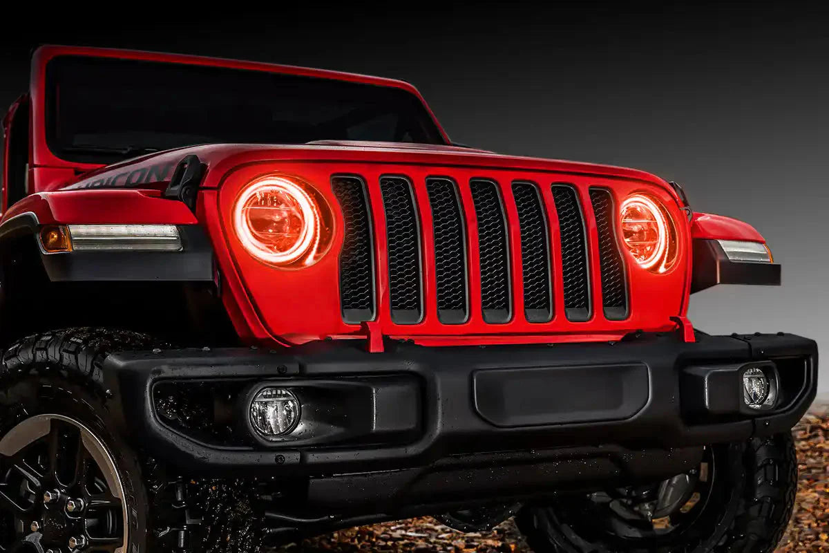 2020-2025 Jeep Gladiator JT ORACLE Lighting LED Headlight Surface Mount Halo Kit