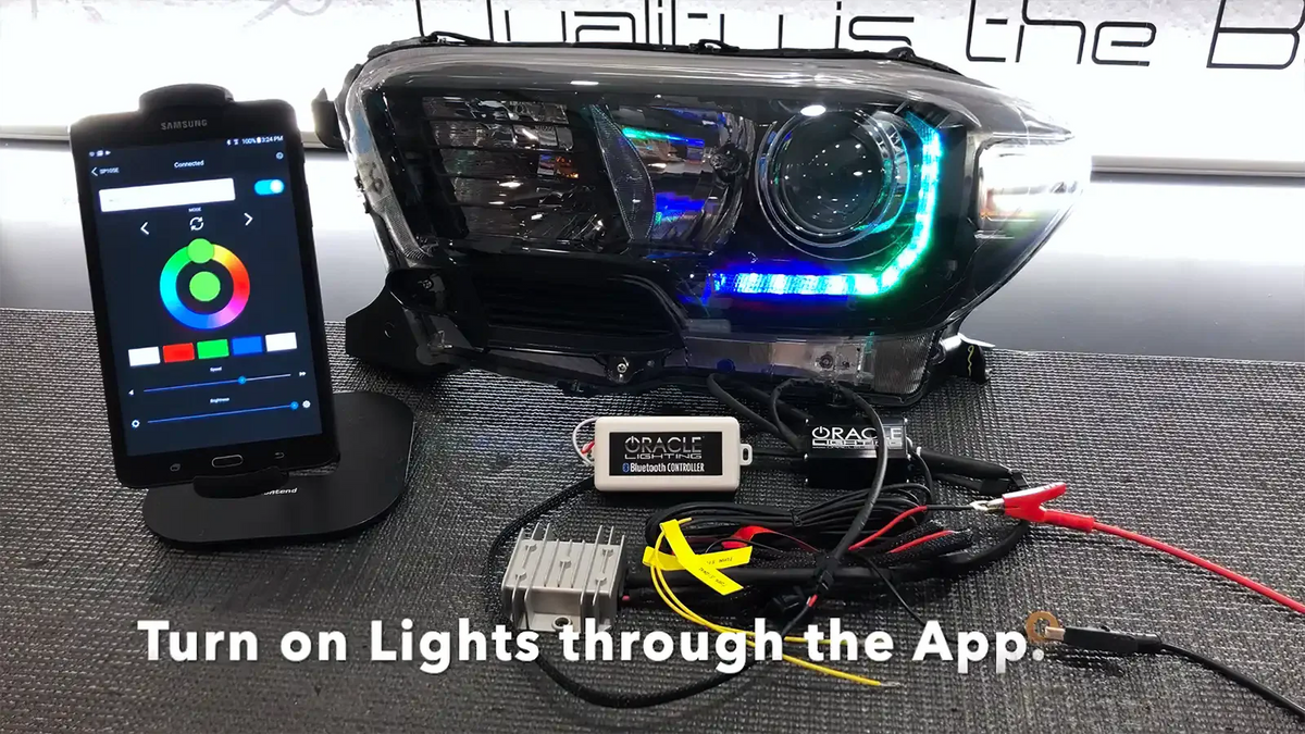 2016-2023 Toyota Tacoma ORACLE Lighting Dynamic ColorSHIFT RGB+A Headlight DRL Kit
