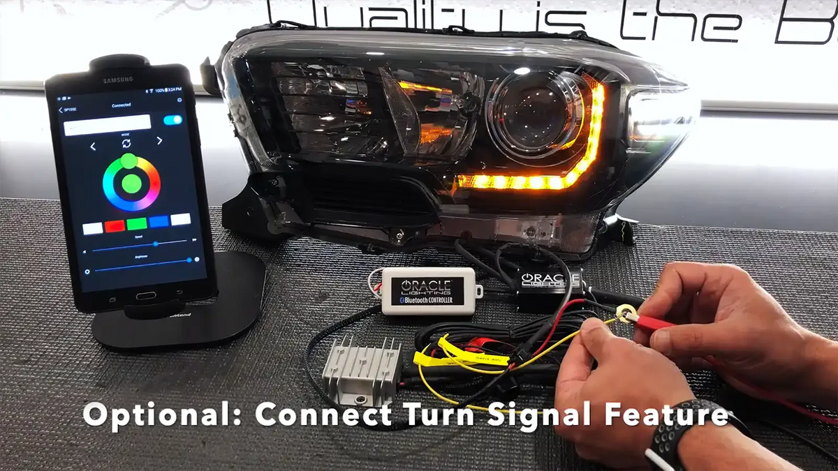 2016-2023 Toyota Tacoma ORACLE Lighting Dynamic ColorSHIFT RGB+A Headlight DRL Kit