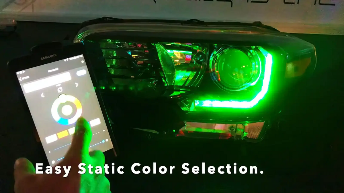 2016-2023 Toyota Tacoma ORACLE Lighting Dynamic ColorSHIFT RGB+A Headlight DRL Kit
