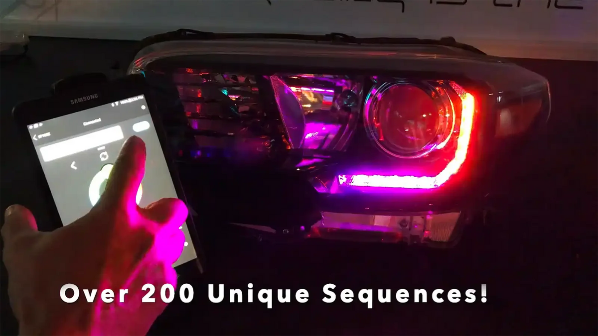 2016-2023 Toyota Tacoma ORACLE Lighting Dynamic ColorSHIFT RGB+A Headlight DRL Kit