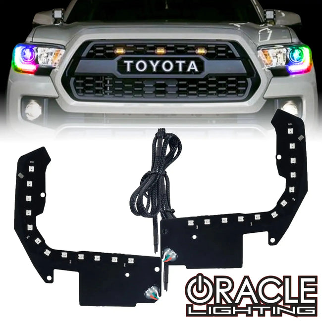 2016-2023 Toyota Tacoma ORACLE Lighting Dynamic ColorSHIFT RGB+A Headlight DRL Kit