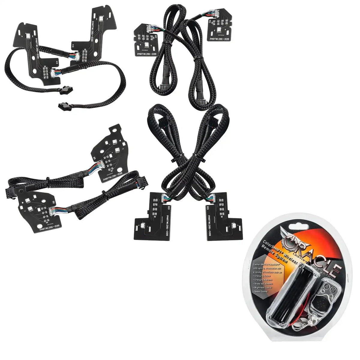 2019-2024 RAM 1500 ORACLE Lighting ColorSHIFT RGB+W DRL Upgrade Kit - Reflector LED Headlights