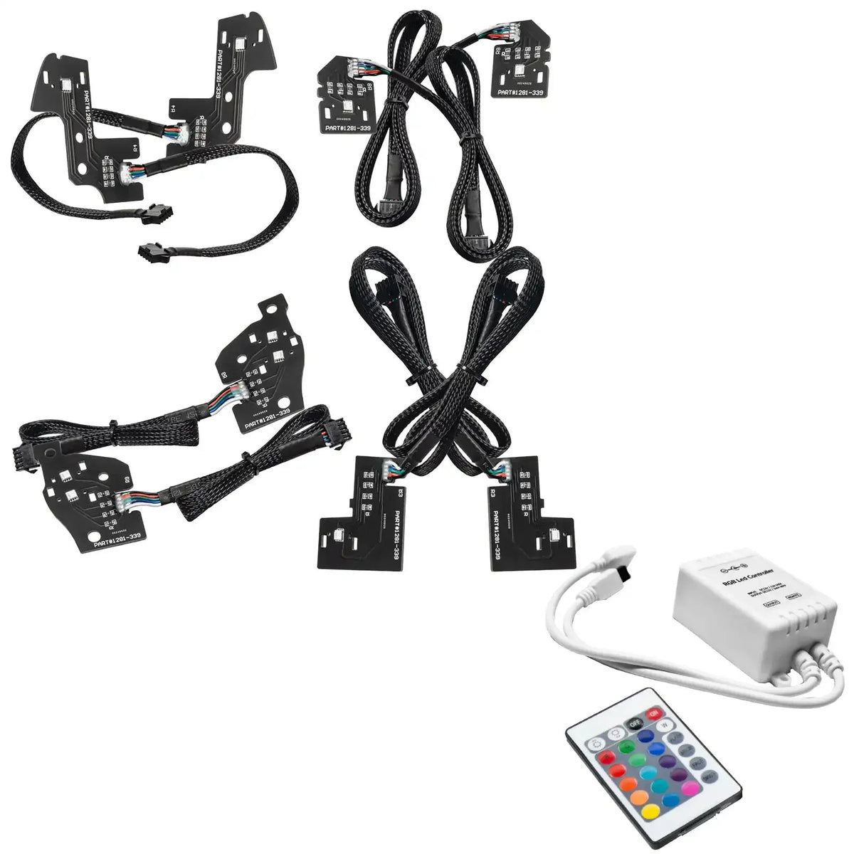 2019-2024 RAM 1500 ORACLE Lighting ColorSHIFT RGB+W DRL Upgrade Kit - Reflector LED Headlights
