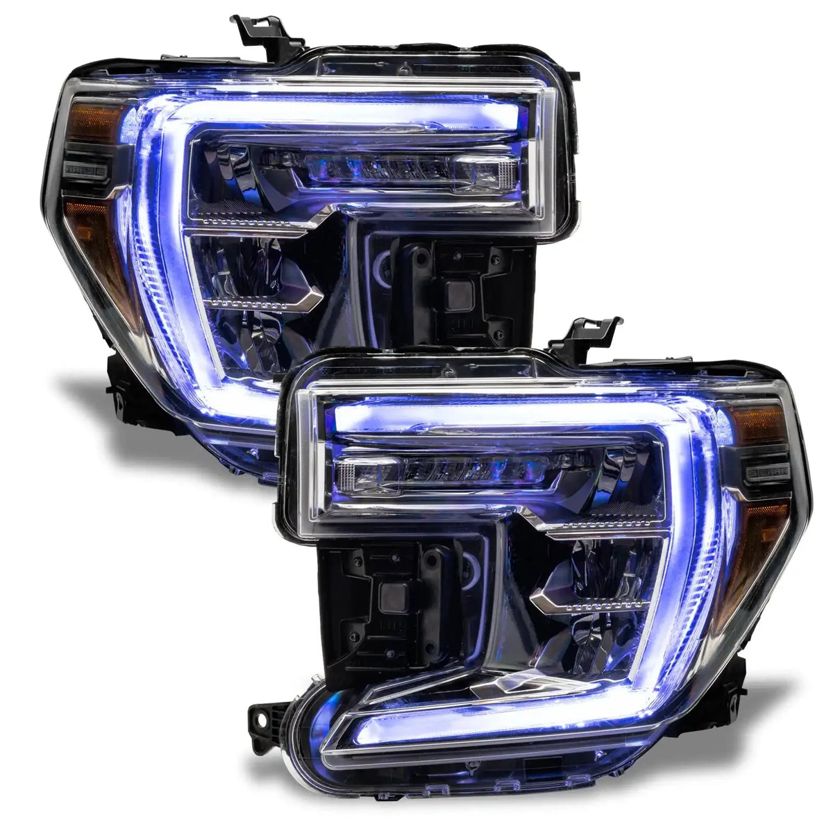 2019-2022 GMC Sierra 1500 ORACLE Lighting ColorSHIFT RGB+W Headlight DRL Upgrade Kit