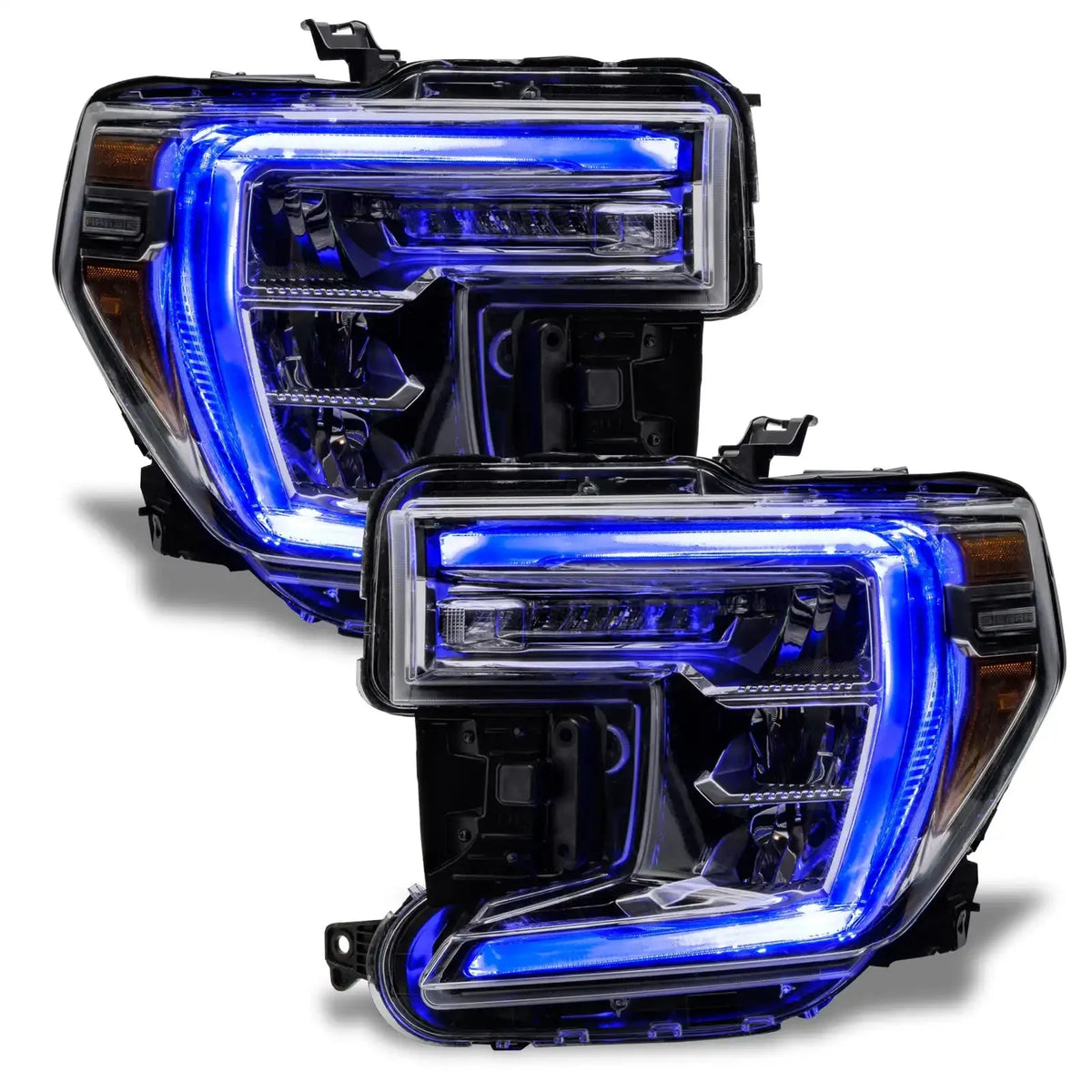 2019-2022 GMC Sierra 1500 ORACLE Lighting ColorSHIFT RGB+W Headlight DRL Upgrade Kit