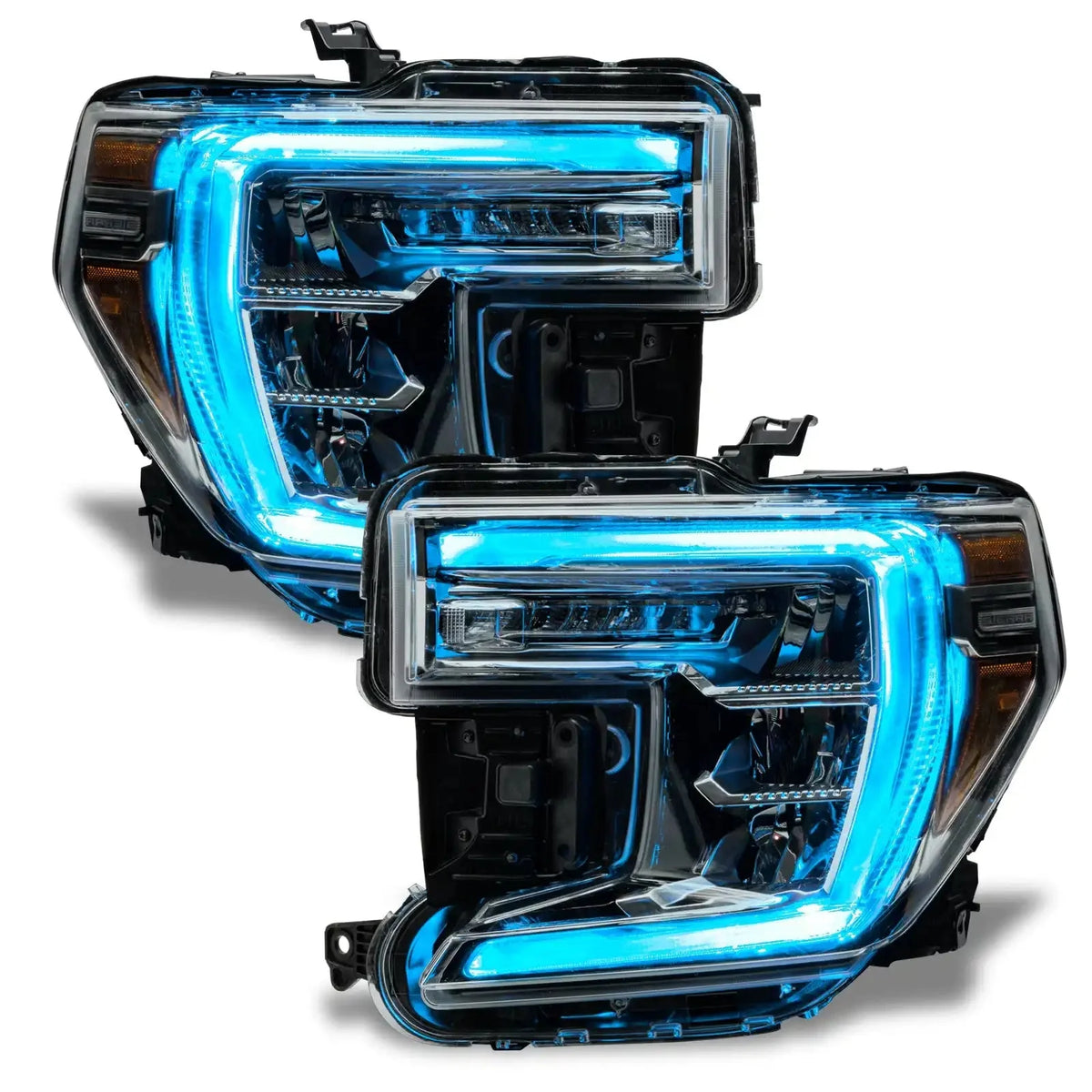 2019-2022 GMC Sierra 1500 ORACLE Lighting ColorSHIFT RGB+W Headlight DRL Upgrade Kit