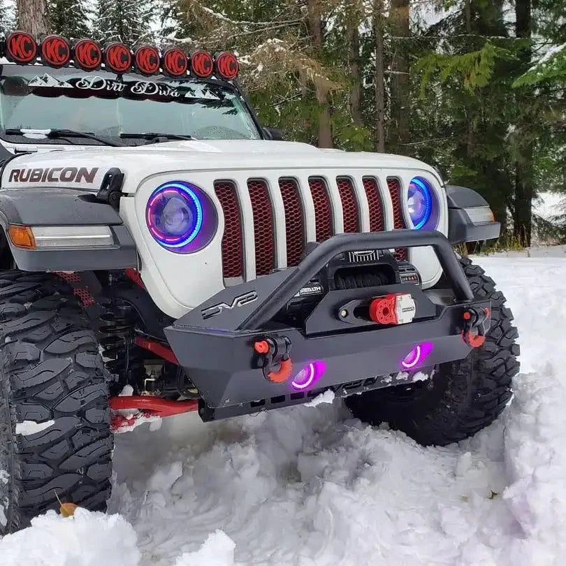 2018-2025 Jeep Wrangler JL & 2020-2025 Gladiator JT ORACLE Lighting Oculus™ ColorSHIFT Bi-LED Projector Headlights