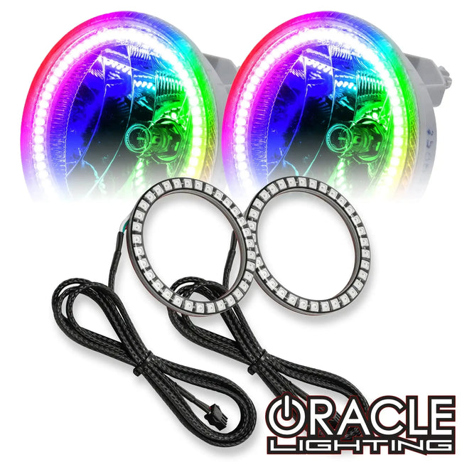 2007-2017 Jeep Wrangler ORACLE Lighting Dynamic ColorSHIFT Fog Light Halo Kit
