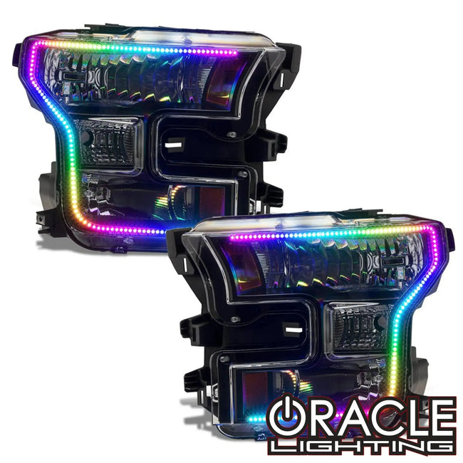 2015-2017 Ford F150 ORACLE Lighting Dynamic ColorSHIFT Headlight DRL Upgrade Kit