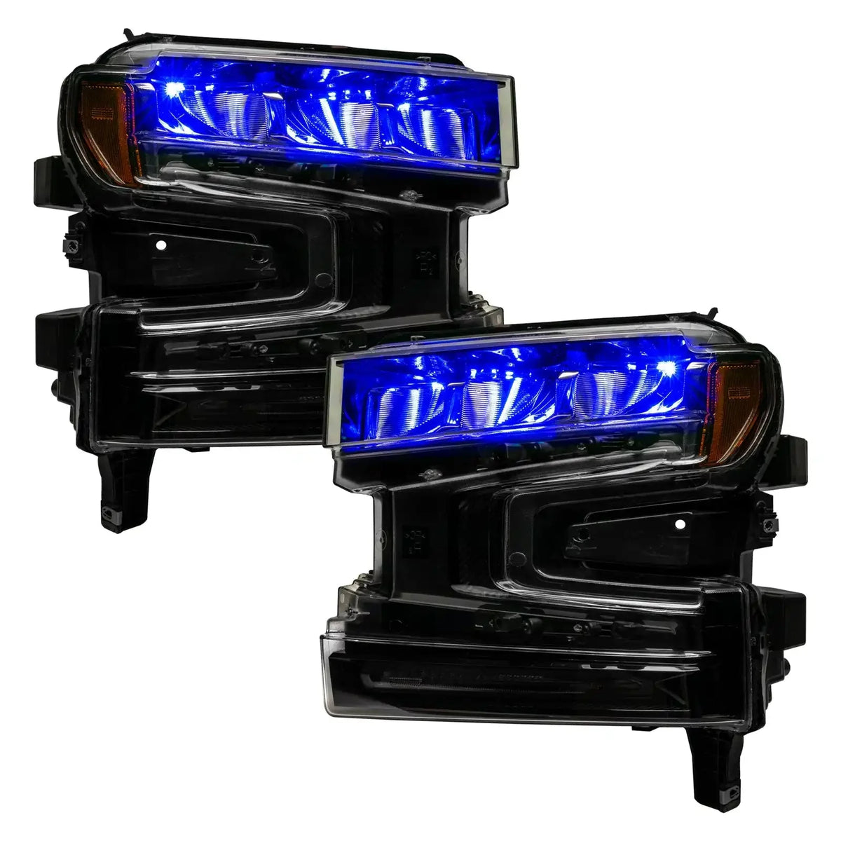 2019-2022 Chevrolet Silverado 1500 ORACLE Lighting ColorSHIFT RGB Demon Eye Headlight Upgrade