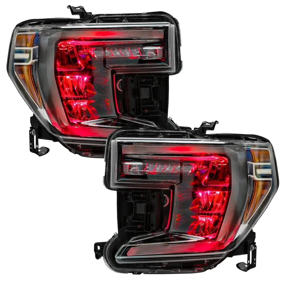 2019-2022 GMC Sierra 1500 ORACLE Lighting ColorSHIFT RGB Demon Eye Headlight Upgrade