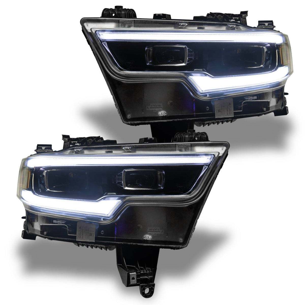2019-2024 RAM 1500 ORACLE Lighting RGBW+A Headlight DRL Upgrade Kit - LED Projector Headlights