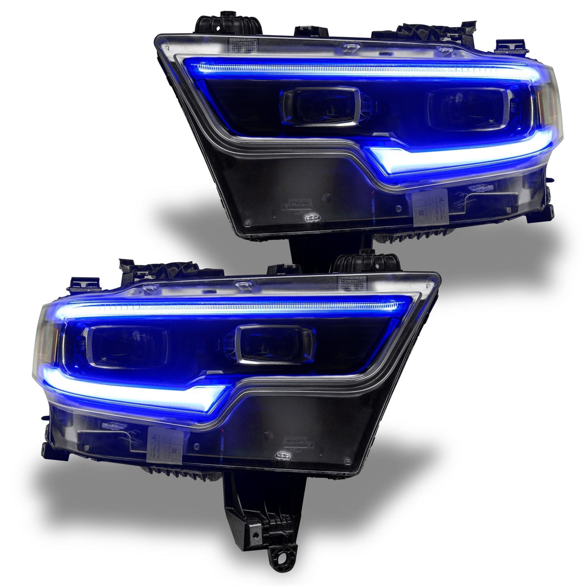 2019-2024 RAM 1500 ORACLE Lighting RGBW+A Headlight DRL Upgrade Kit - LED Projector Headlights