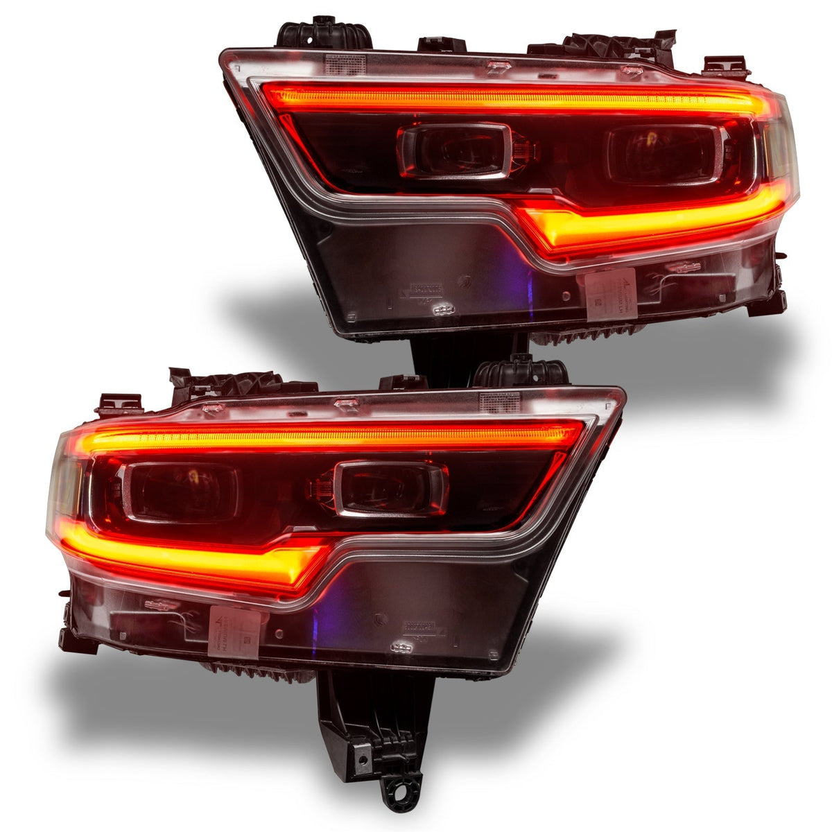 2019-2024 RAM 1500 ORACLE Lighting RGBW+A Headlight DRL Upgrade Kit - LED Projector Headlights