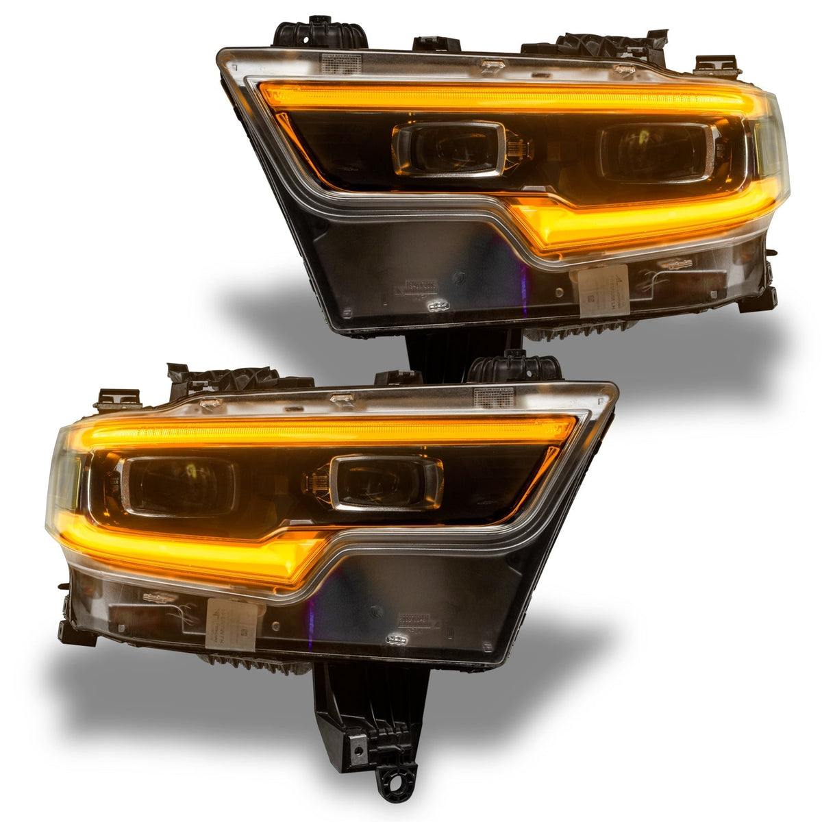 2019-2024 RAM 1500 ORACLE Lighting RGBW+A Headlight DRL Upgrade Kit - LED Projector Headlights