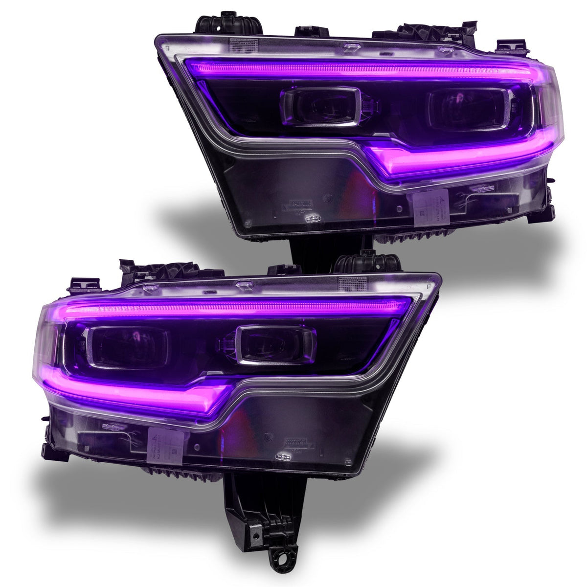 2019-2024 RAM 1500 ORACLE Lighting RGBW+A Headlight DRL Upgrade Kit - LED Projector Headlights