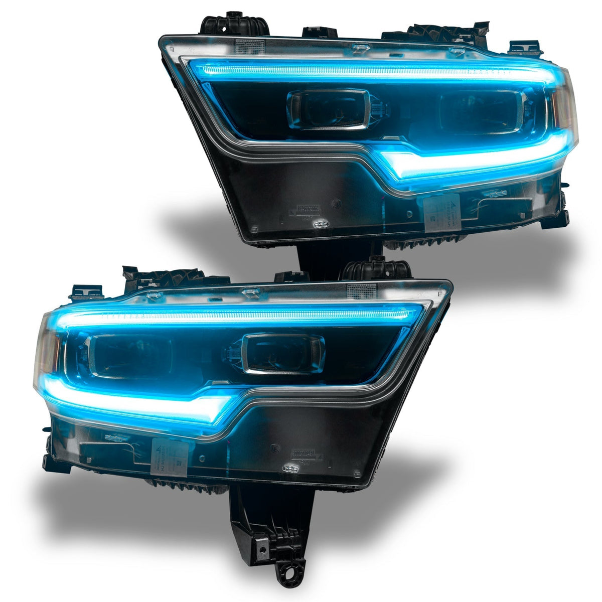 2019-2024 RAM 1500 ORACLE Lighting RGBW+A Headlight DRL Upgrade Kit - LED Projector Headlights