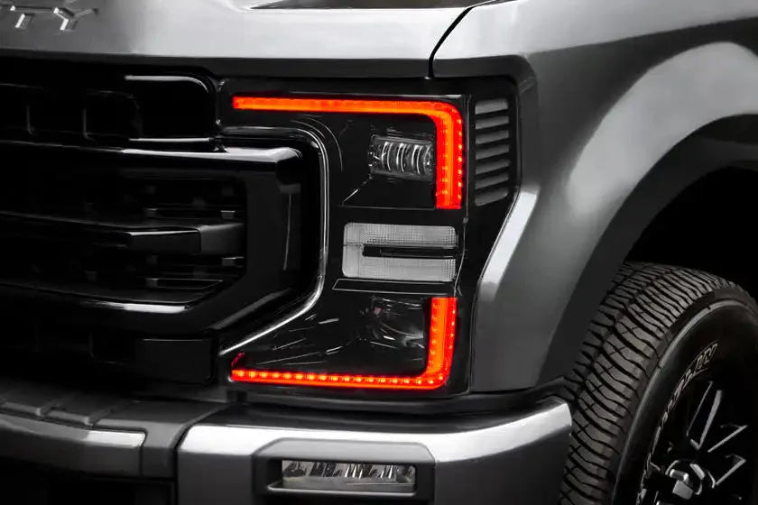 2020-2022 Ford F250/F350 Super Duty ORACLE Dynamic ColorSHIFT Headlight DRL Upgrade Kit w/Switchback Turn Signals