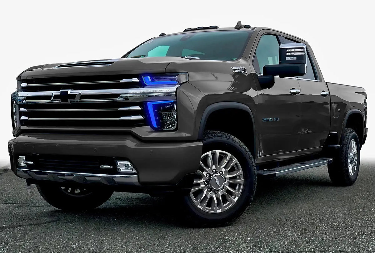 2020-2023 Chevrolet Silverado 2500 HD/3500 HD ORACLE ColorSHIFT RGB+W Headlight DRL Upgrade Kit