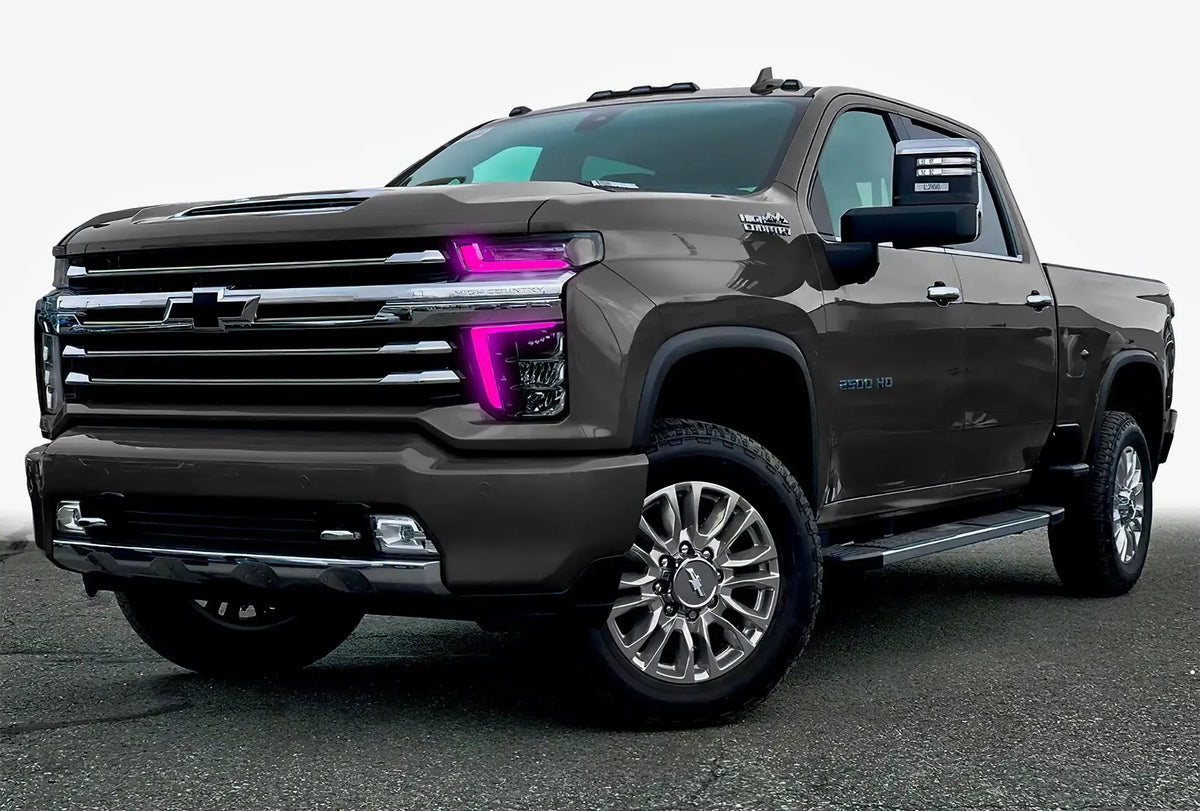 2020-2023 Chevrolet Silverado 2500 HD/3500 HD ORACLE ColorSHIFT RGB+W Headlight DRL Upgrade Kit