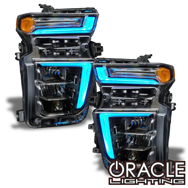 2020-2023 Chevrolet Silverado 2500 HD/3500 HD ORACLE ColorSHIFT RGB+W Headlight DRL Upgrade Kit
