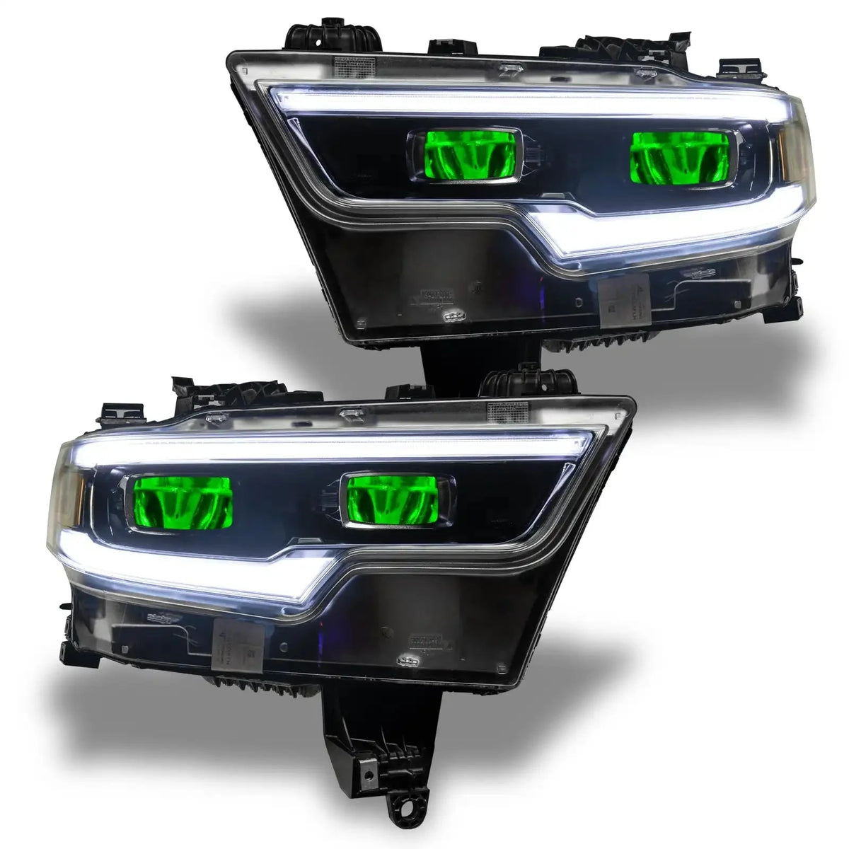 2019-2024 RAM 1500 ORACLE ColorSHIFT RGB Demon Eye Headlight Kit - LED Projector Headlights