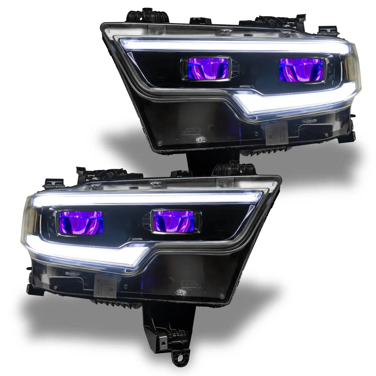 2019-2024 RAM 1500 ORACLE ColorSHIFT RGB Demon Eye Headlight Kit - LED Projector Headlights
