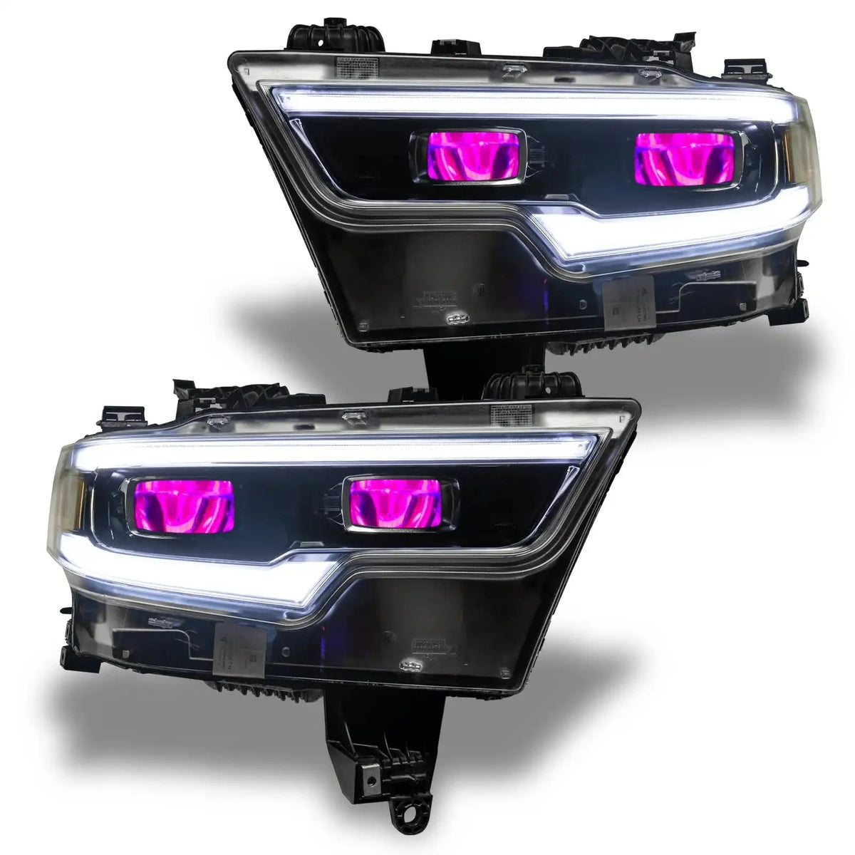 2019-2024 RAM 1500 ORACLE ColorSHIFT RGB Demon Eye Headlight Kit - LED Projector Headlights