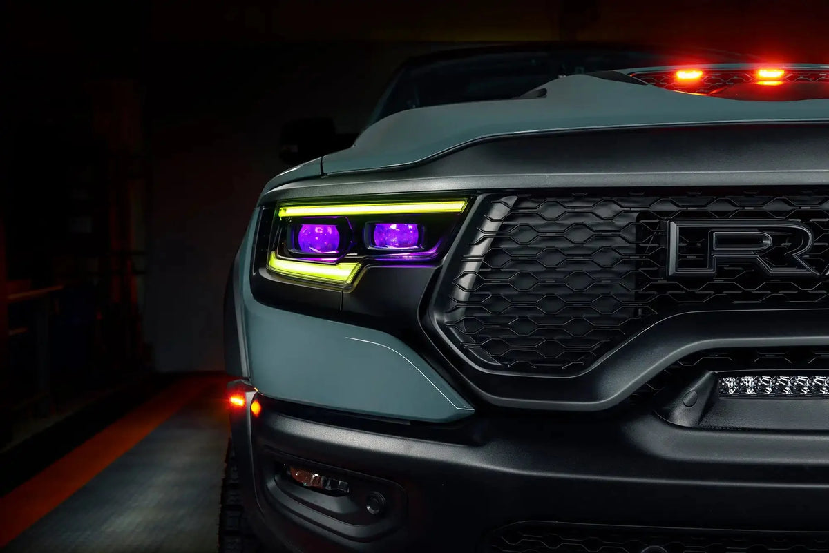 2019-2024 RAM 1500 ORACLE ColorSHIFT RGB Demon Eye Headlight Kit - LED Projector Headlights