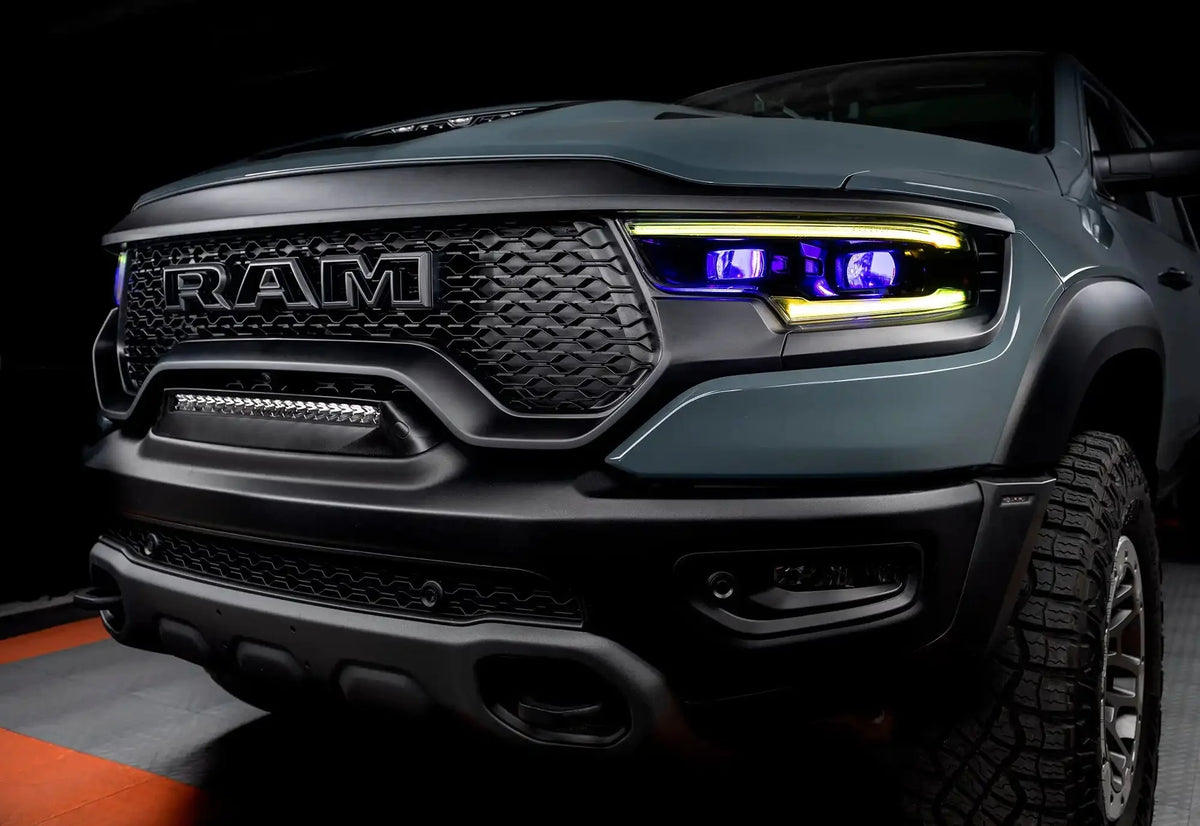 2019-2024 RAM 1500 ORACLE ColorSHIFT RGB Demon Eye Headlight Kit - LED Projector Headlights