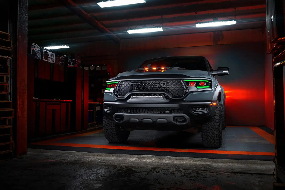 2019-2024 RAM 1500 ORACLE ColorSHIFT RGB Demon Eye Headlight Kit - LED Projector Headlights