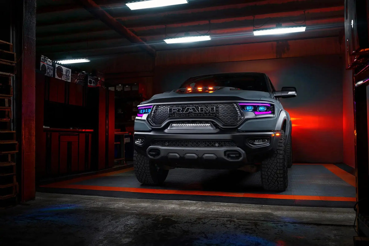 2019-2024 RAM 1500 ORACLE ColorSHIFT RGB Demon Eye Headlight Kit - LED Projector Headlights
