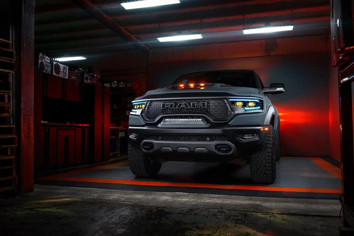 2019-2024 RAM 1500 ORACLE ColorSHIFT RGB Demon Eye Headlight Kit - LED Projector Headlights
