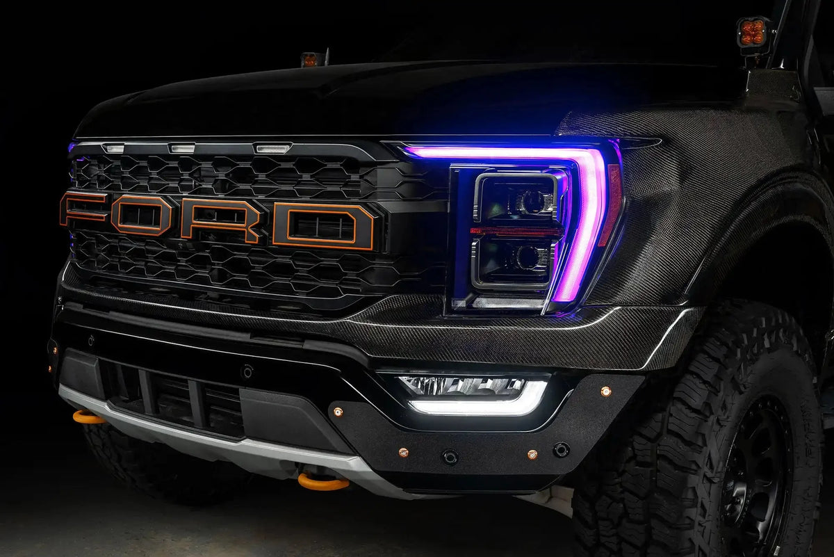 2021-2023 Ford F150 ORACLE Lighting ColorSHIFT RGB+W Headlight DRL Upgrade Kit